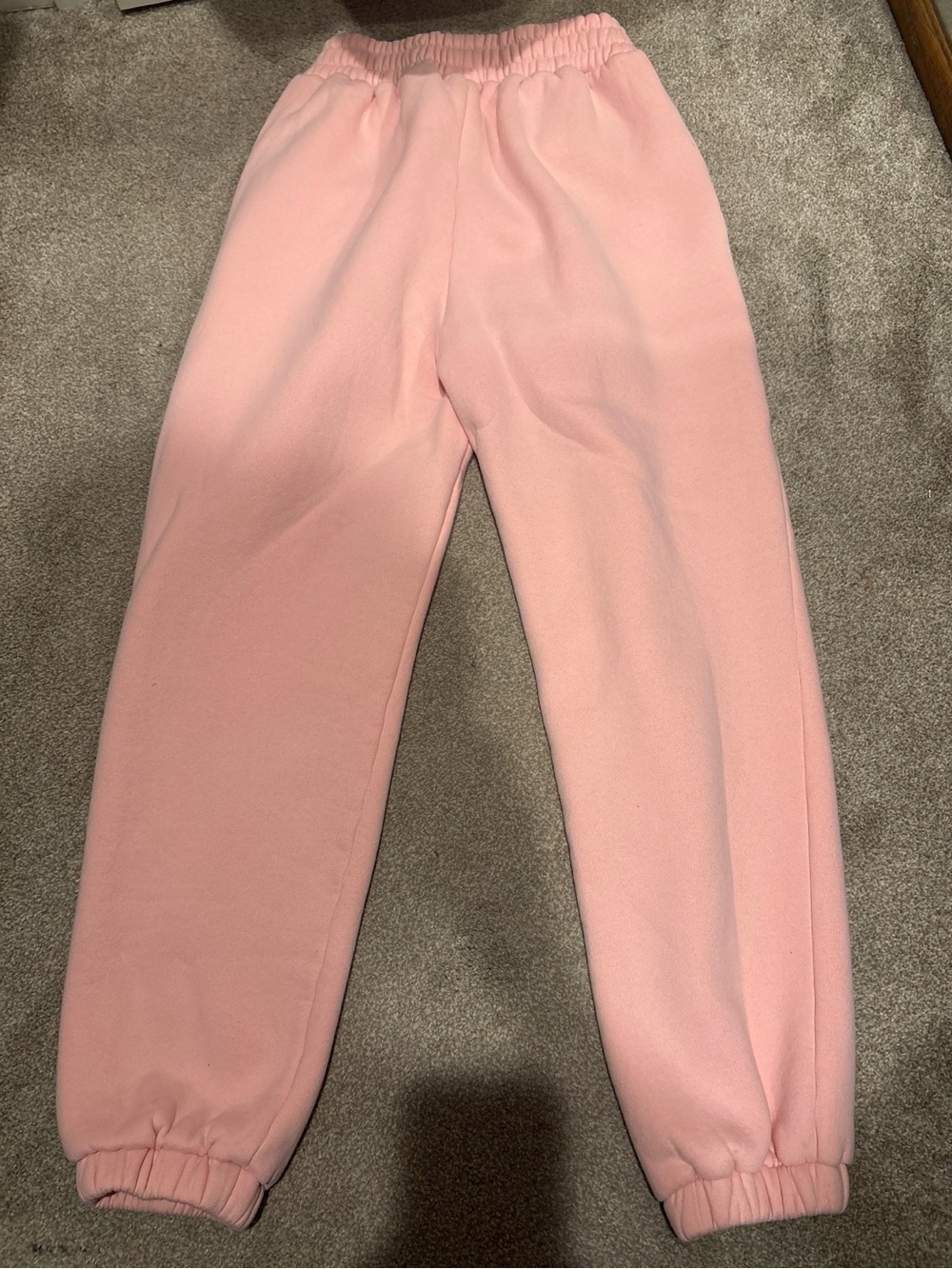 Comfrt Pastel Pink Sweatpants - Women's Track Joggers - Picture 8 of 8